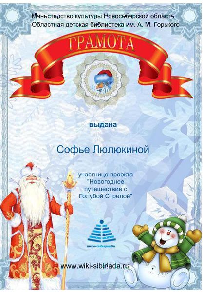 Файл:Сертификат проект голубая стрела люлюкина.jpg