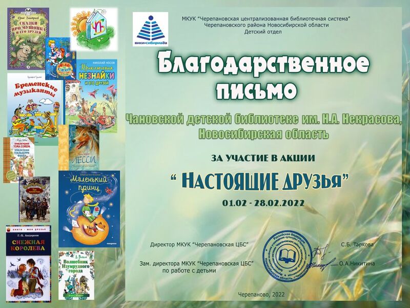 Файл:Настоящие Чановская детская библиотека им. Н.А.Некрасова, Новосибирская область.JPG